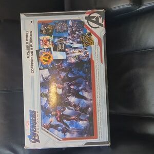 Marvel Avengers endgame 8 Puzzle Set Brand New/unopened puzzles